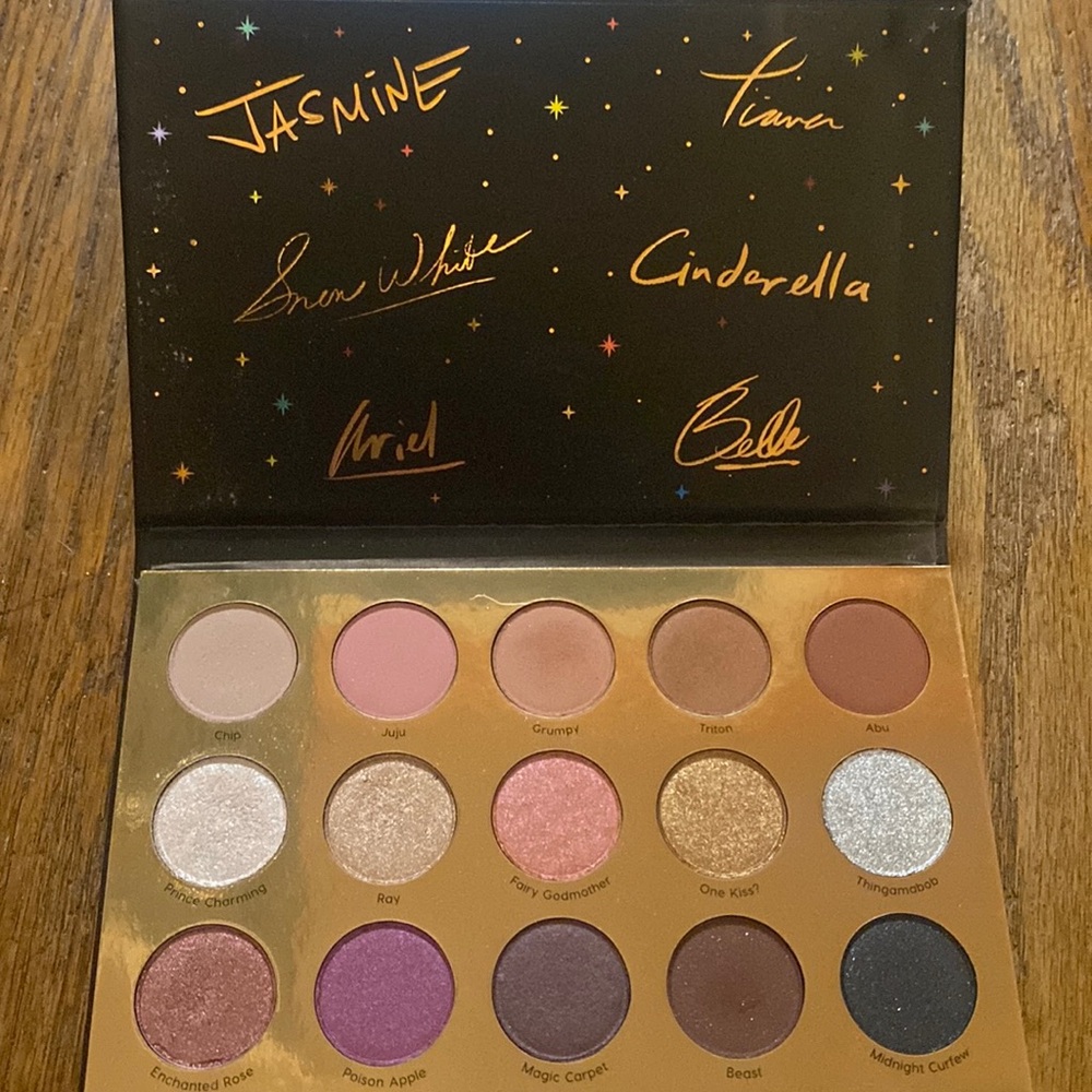 Disney designer eyeshadow palette from colourpop
